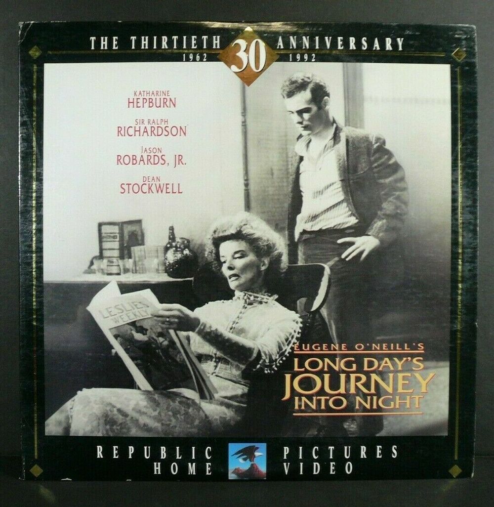 Long Day's Journey Into Night - Katharine Hepburn 1962 - Laser Disc - Vintage